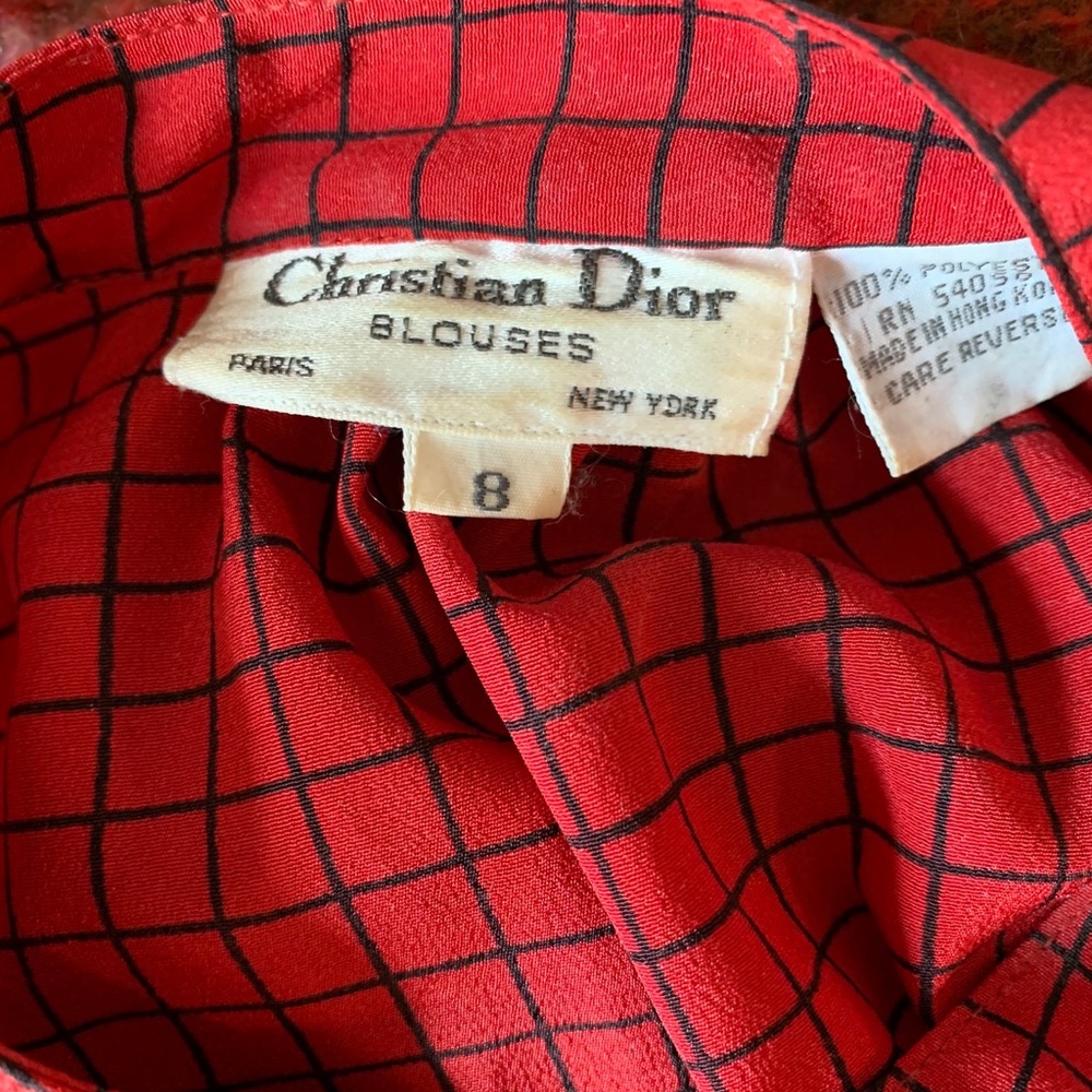 Vintage Christian Dior blouse